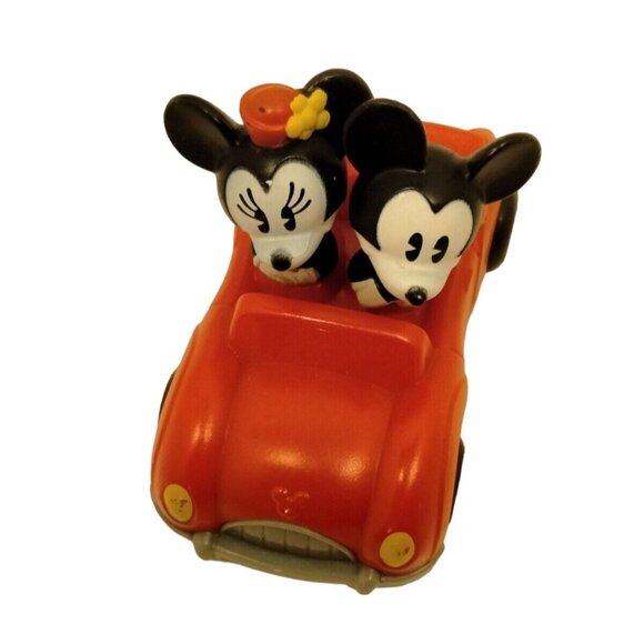 Walt Disney World Mickey Minnie Mouse Runaway Railway Toy Car McDonalds 2022 - Picture 1 of 7